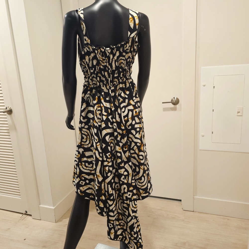 Authentic African Print Abstract Patterned Asymme… - image 2